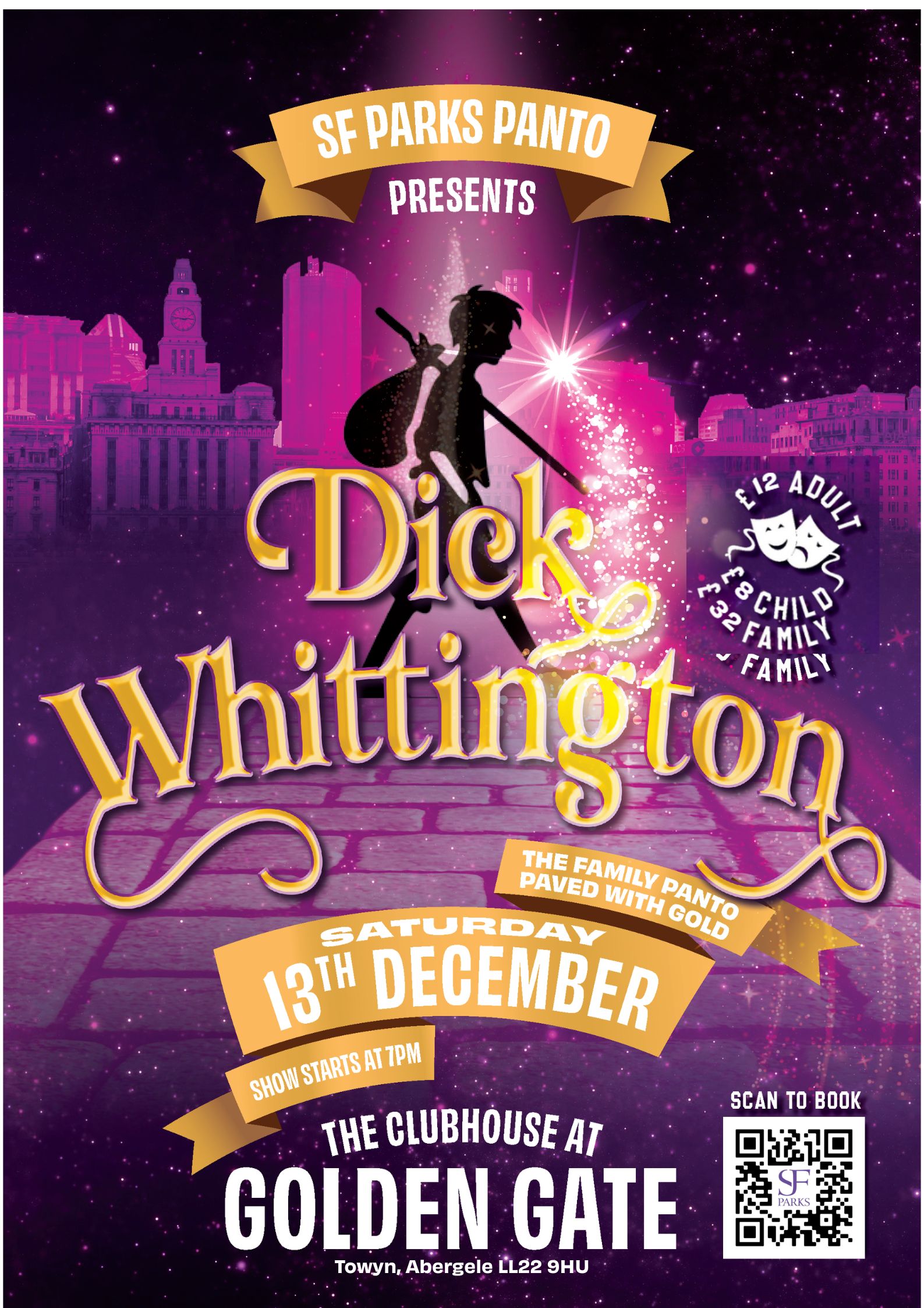Dick Whittington at Golden Gate (7pm)